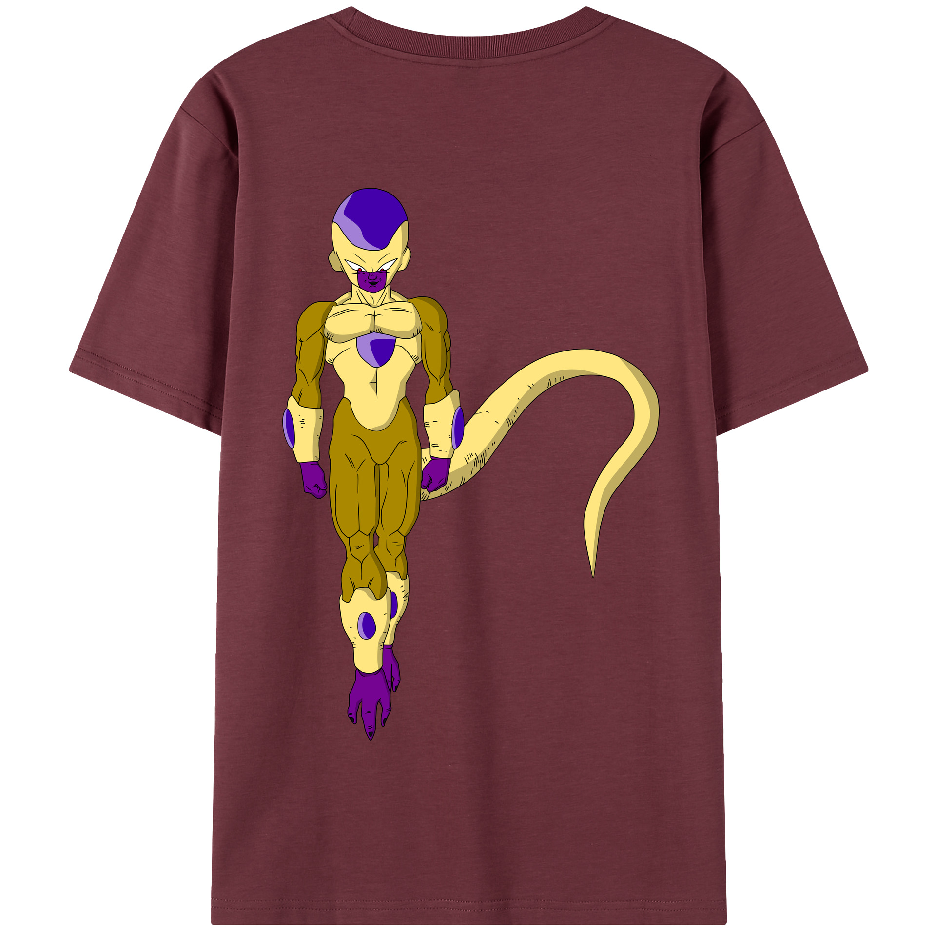 （画像用） ドラゴンボール フリーザ DRAGON BALL Frieza 綿100％半袖Tシャツ（背面プリント）